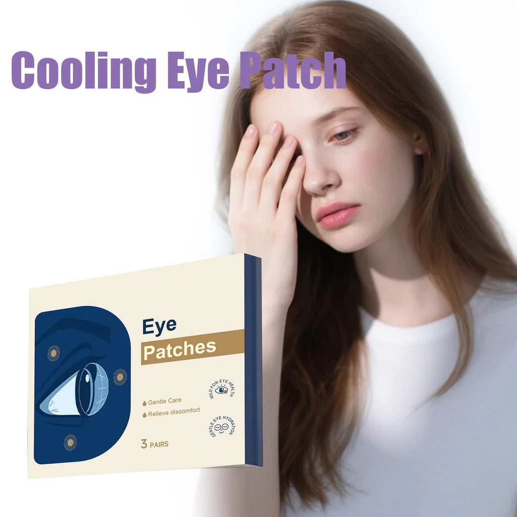 Cooling Eye Patches for Tired Eyes Soothing Hydrating Eye Care Under Eye Gel Mask for Dark Circles Puffy Eyes Travel Friendly Qme