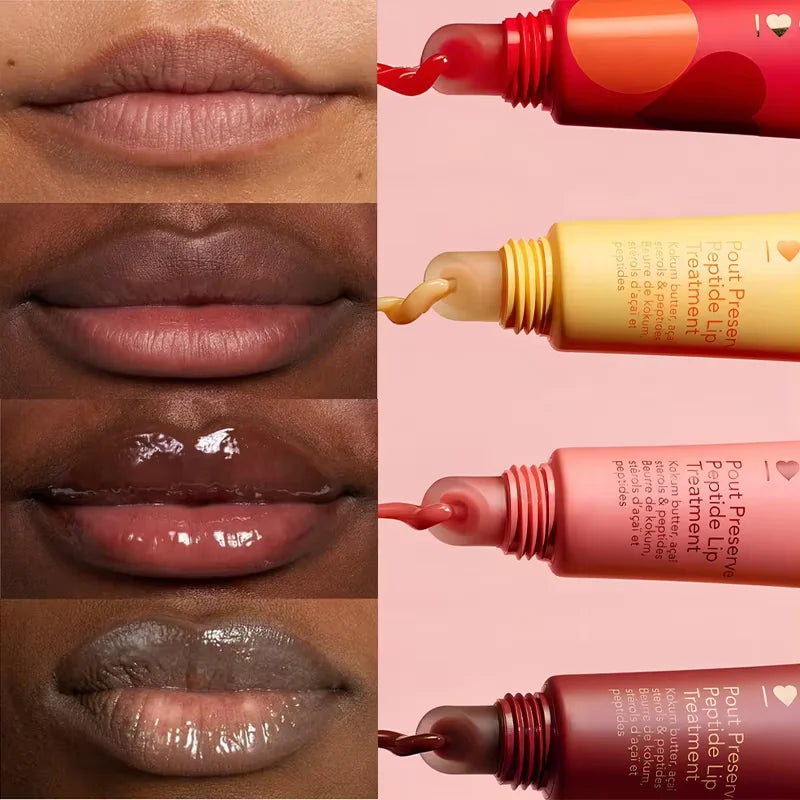 Winter Moisturizing Lip Lipstick Liquid Polypeptide Pudding Plumping Qme