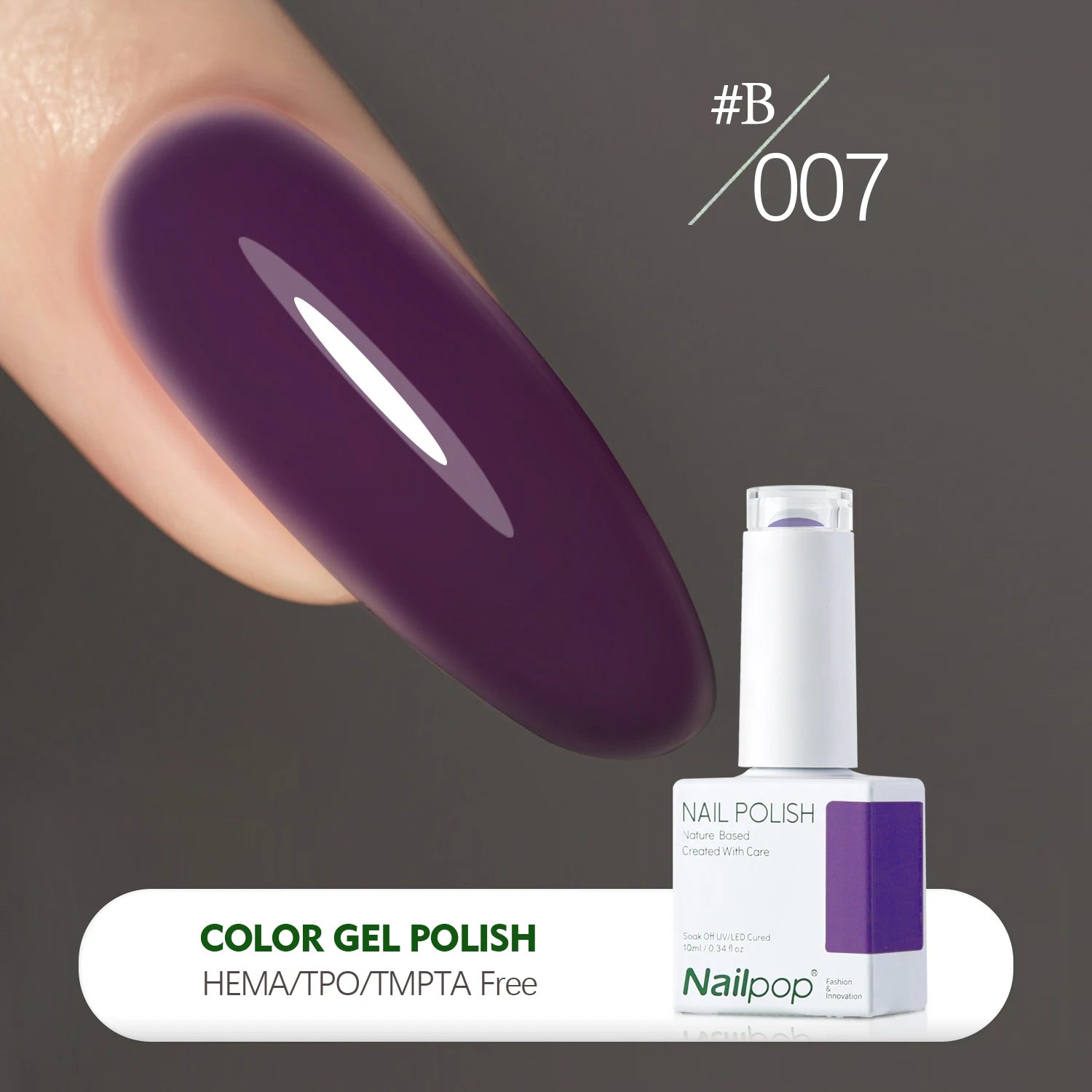 Nailpop Summer Dopamine Gel Polish 20 Colors 8 12 Builder Nail Art Qme B-007 10ml