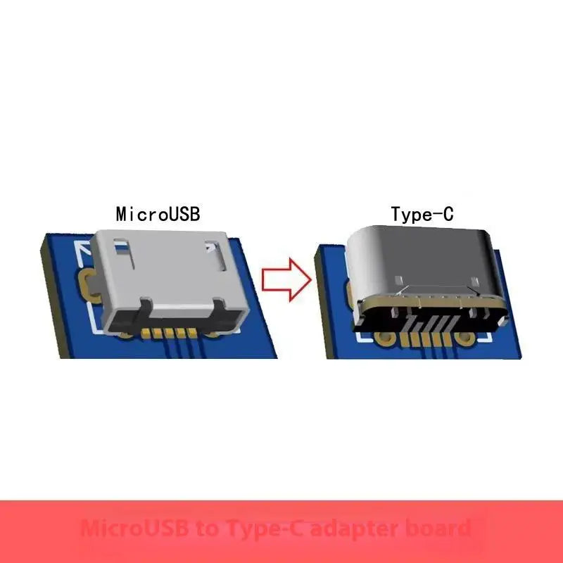 Charging Port PCB Soldering DIY Repair Adapter USB Connector C Female Qme