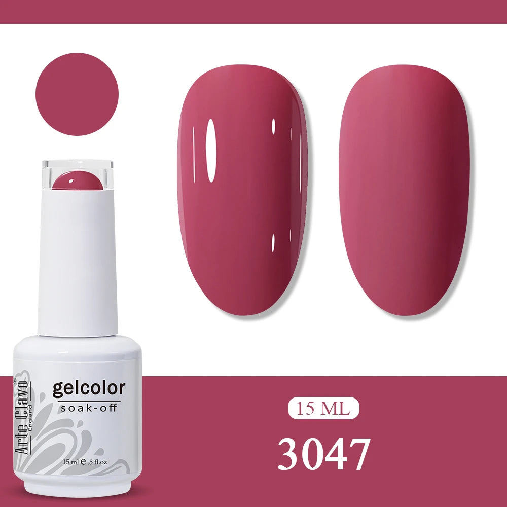 Arte Clavo Amber Gel Nail Polish Translucent Vintage Jelly Semi