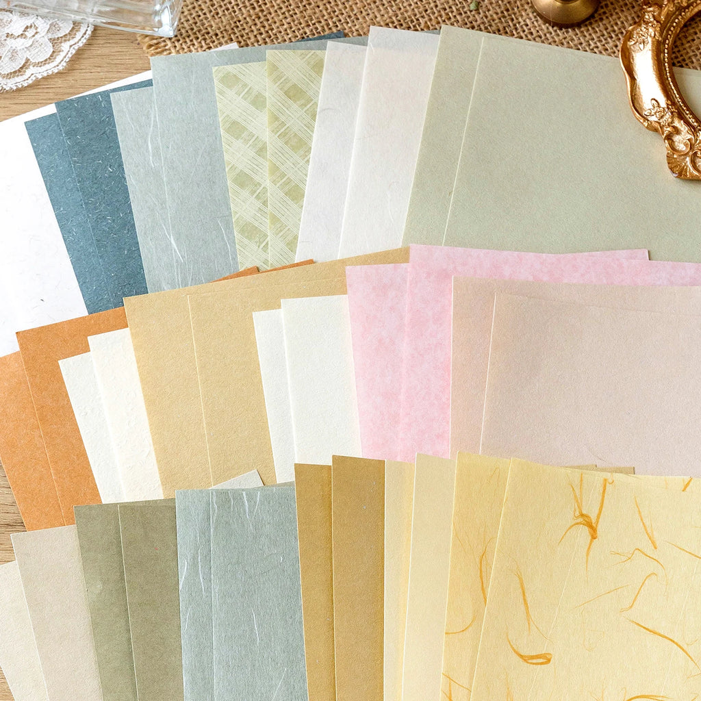 40pcs/pack Kawaii Scrapbooking Material Set Sticker Aesthetic DIY Scrapbooking Supplies Photo Album Decor Stationery Qme