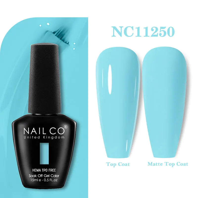 NAILCO Coat Base Gel Nail Polish Nails Art Semi Permanent Lacquer