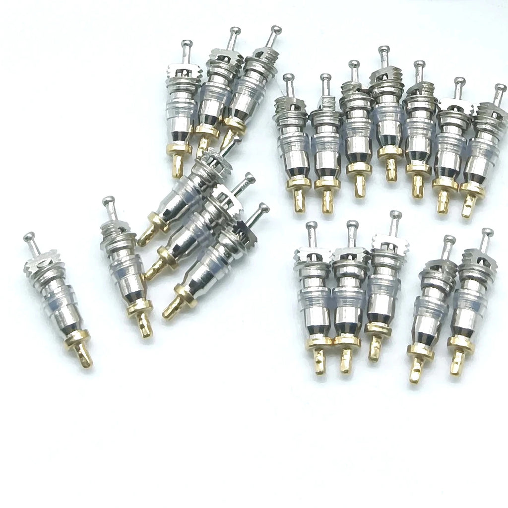 Valve Core Remover Installer Tool, R410A R22 AC Schrader Valve Core Remover, Dual Size 1/4" & 5/16" Port HVAC Valve Core Removal Qme