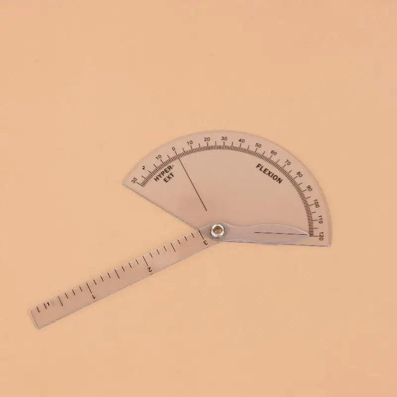 PVC Medical Finger Goniometer Plastic 180 Angle Protractor Qme