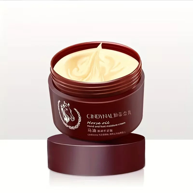 Horse Oil Skin Restoration Cream Repair Hand Moisturizing Foot Anti Qme 01