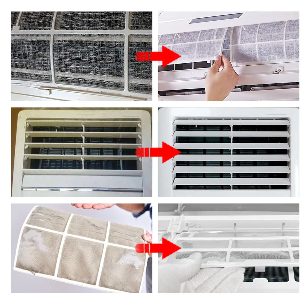 Air Conditioner Cleaner Coil Dirt Clean Washing Foam Spray Deodorizer Radiators Fan Cleaner Home Air Conditioner Cleaning Agent Qme