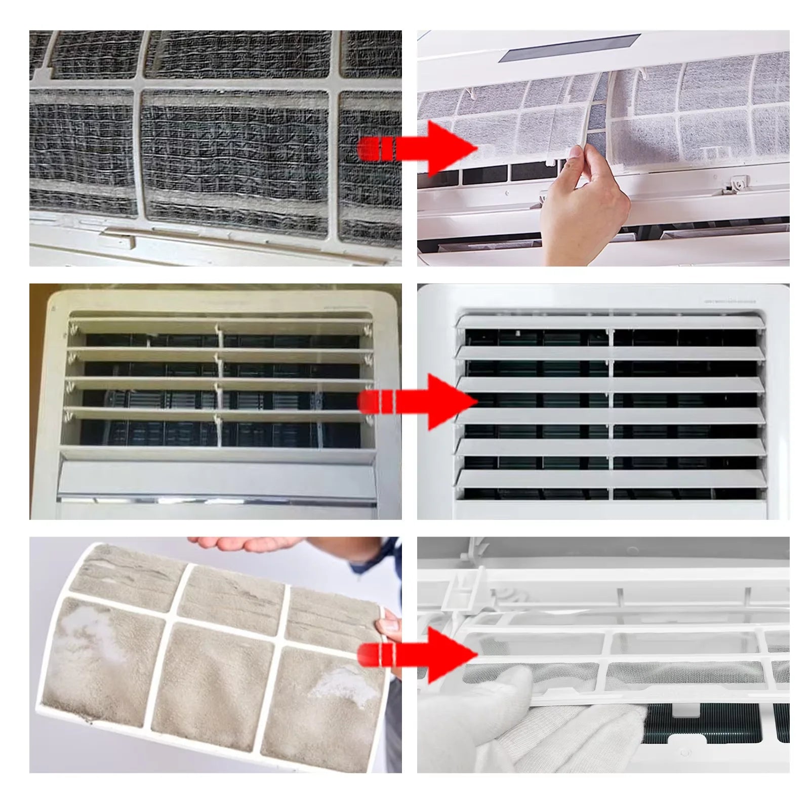 Air Conditioner Cleaner Coil Dirt Clean Washing Foam Spray Deodorizer Radiators Fan Cleaner Home Air Conditioner Cleaning Agent Qme