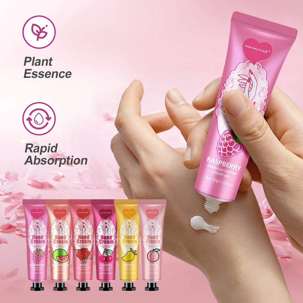 24PCS/box lip balm in bulk, hand cream in bulk thank you card and red gauze bag, wedding gift to guests, Christmas and New Year Qme