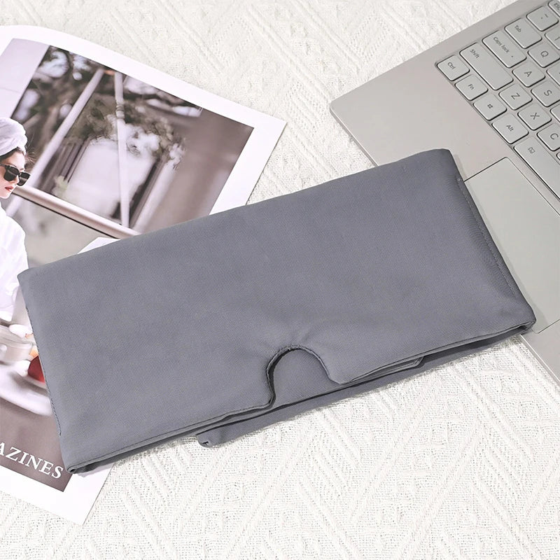 Weighted Gravity Eye Mask Comfortable Light-blocking Headband Deep Qme Gray