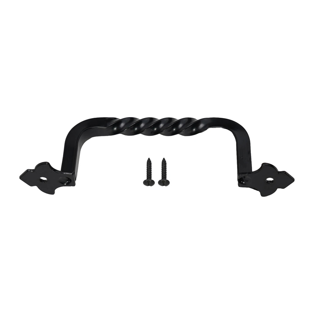 Solid Steel Barn Door Pull Hardware For Garden Sheds Cabinets Sliding Doors Screen Doors And Fence Applications Qme 148MM
