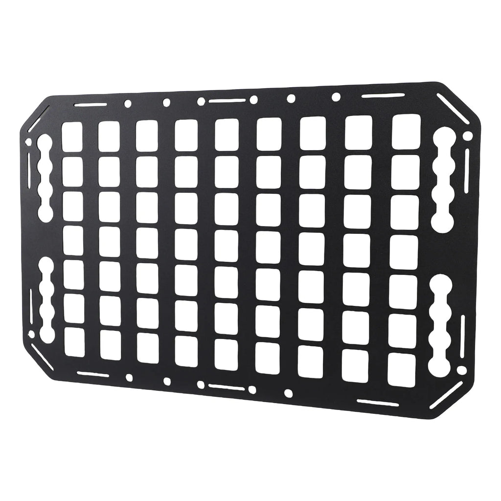 Truck Bed Molle Panel Aluminium Alloy Flexible Installation Neat Organization Truck Bed Storage Rack for Sedan for L Tracks Qme