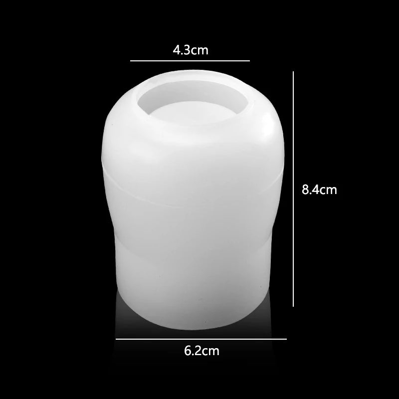 Jars Resin Molds Silicone Molds with 5Pcs Wooden Lids for Storage Bottle Candy Container Home Decoration DIY Epoxy Casting Craft Qme Jar mold