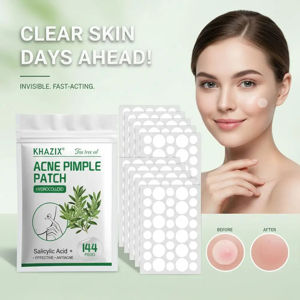 Hydrocolloid Acne Pimple Patch Salicylic Acid Tea Tree Oil Inflamed Qme