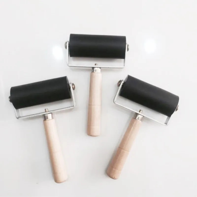 Professional Rubber Roller Brayer Ink Painting Printmaking Art Qme