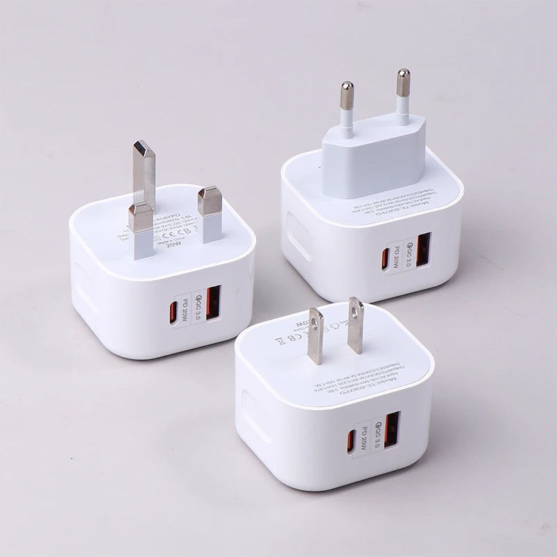 USB C Charger Laptop PPS Fast Charge Dual Port Charging European Qme