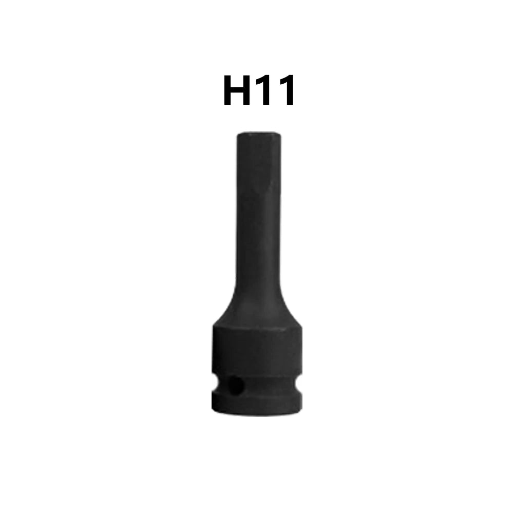 1Pcs 4mm-19mm Electric Drill Socket Adapter 12.5mm Square Interface Hexagonal Head Socket Wrench For Factory/Repair Shop Qme H11