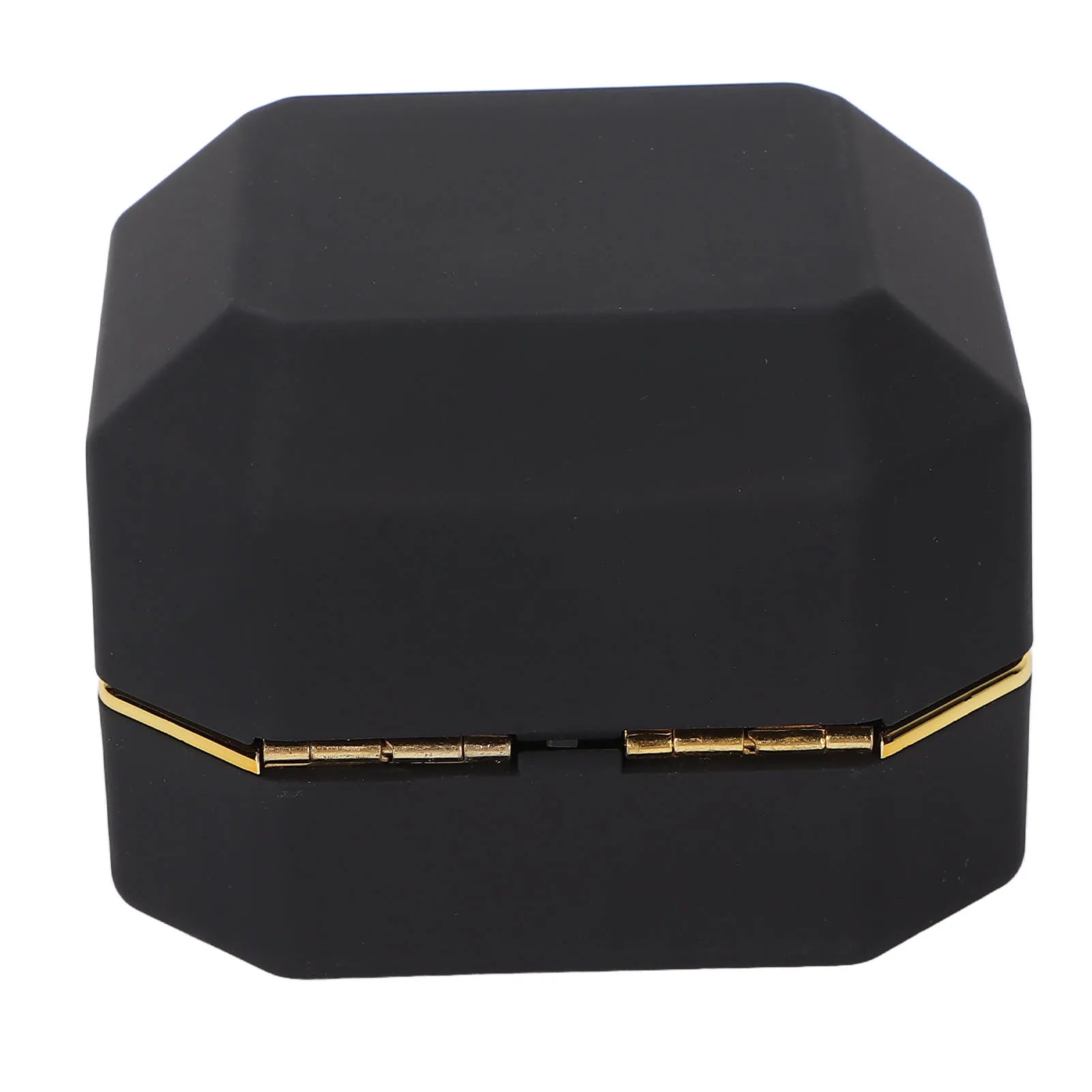 Earring Gift Box Jewelry Display Case LED Lighted Jewelry Gift Box Earring Ear Stud Display Case for Proposal Engagement Wedding Qme