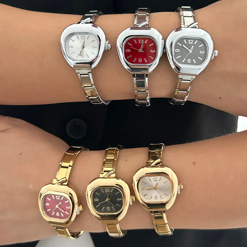 Wholesale Guitar Shape Stainless Steel Men's Women Watch Bracelet Fit 9MM DIY Italian Charm Watch Head Jewelry Gift Dropshipping Qme