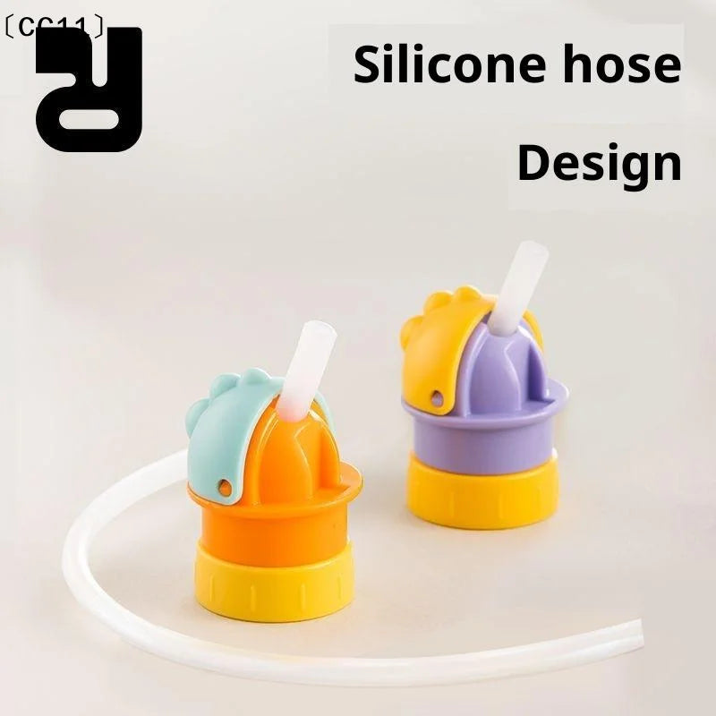 Kids Anti Sip Valve Straw Bottle Lid Detachable Calibers Beverages Qme