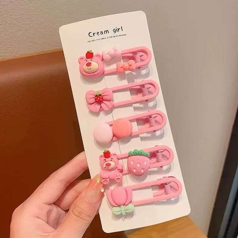Colorful Stray-hair Duckbill Clip Kuroomi Student Cartoon Hair Girls