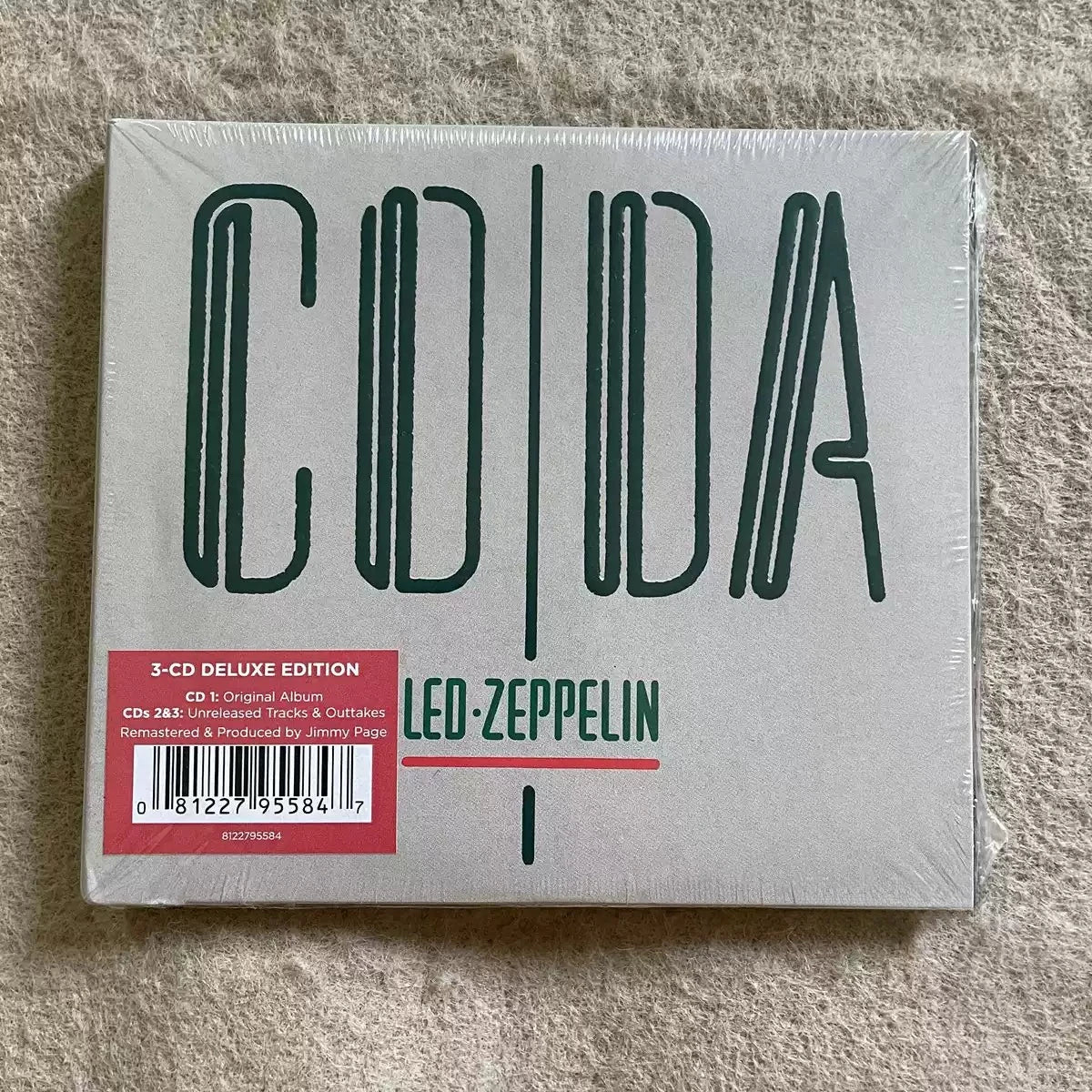 "Coda" Deluxe Edition Remastered, Legendary Rock Band Album Remastered 3CD Set, Featuring Original Album, Unreleased Materials Qme Coda