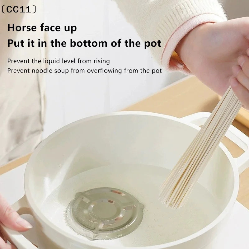 Stainless Steel Pot Watcher Disc Kitchen Essential Prevent Pasta Qme