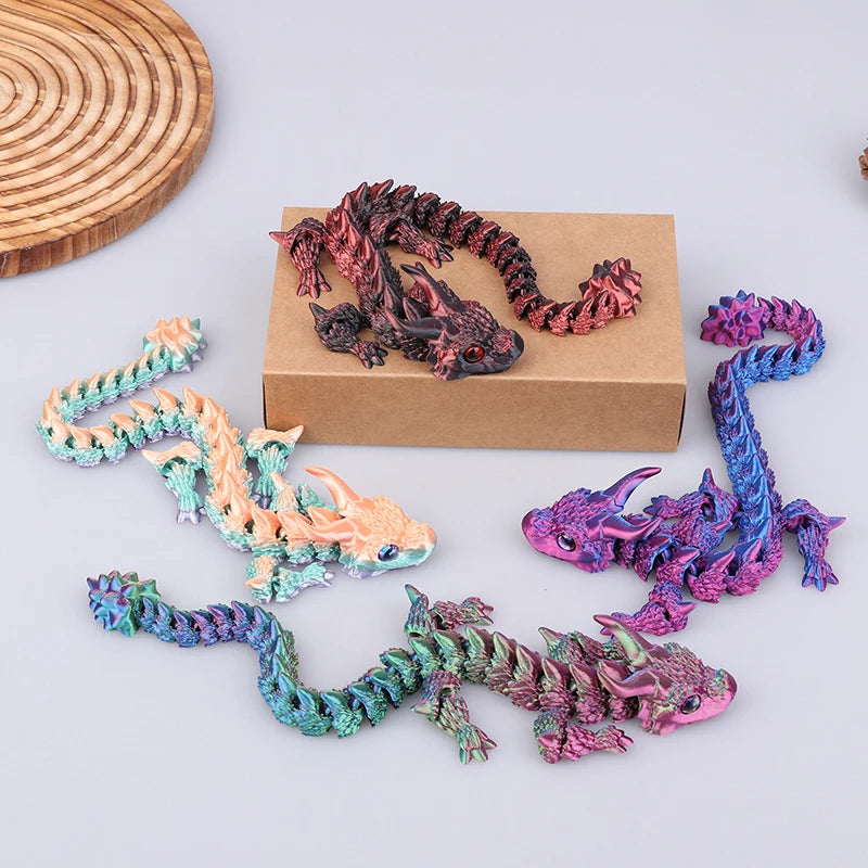 Arrival 3D Printed Akatsuki Magic Dragon Movable Joints Desk Toy Qme