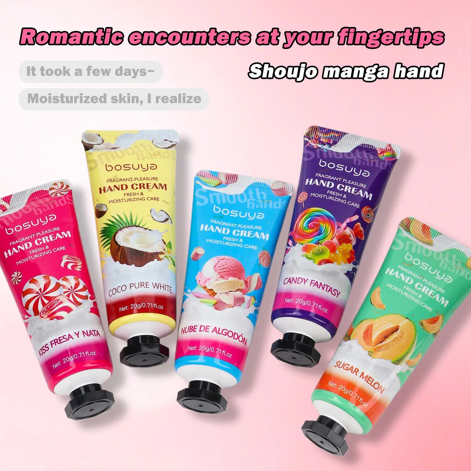 5-Piece Tender Smooth Hand Cream Moisturizing Water Locking Qme