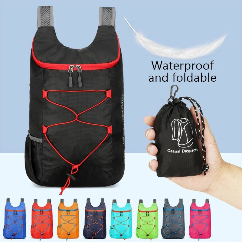 Camping Hiking Travel Multifunctional Outdoor Folding Backpack Qme