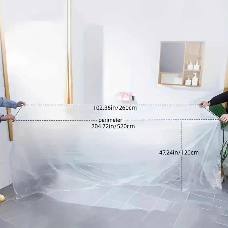 5 disposable portable bathtub covers lined with plastic bags for salon, home and hotel tubs Qme