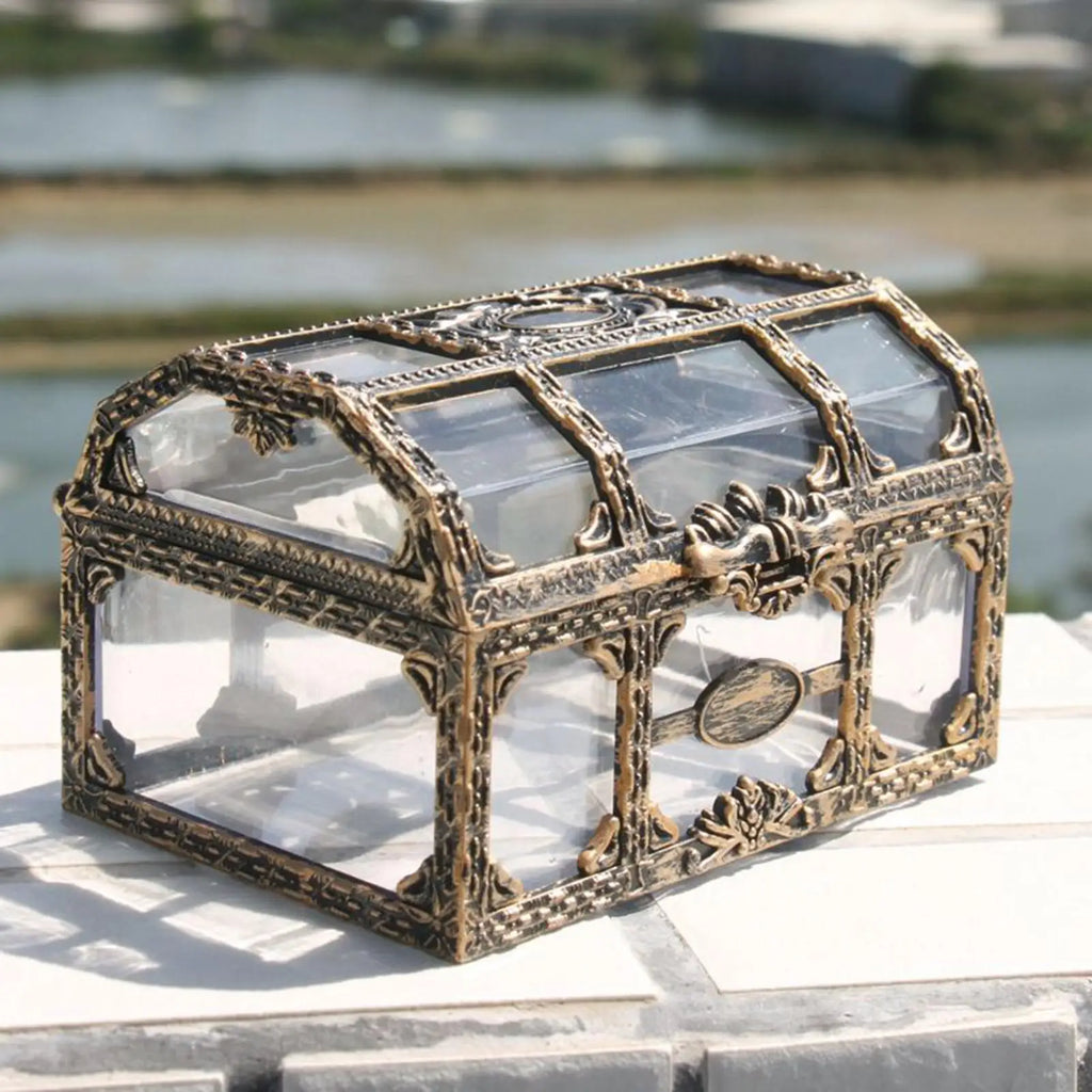 Treasure Box Toys Small Portable Transparent Multifunctional Container Kids Pool Toys for Summer Party Beach Outdoor Play Easter Qme Default Title