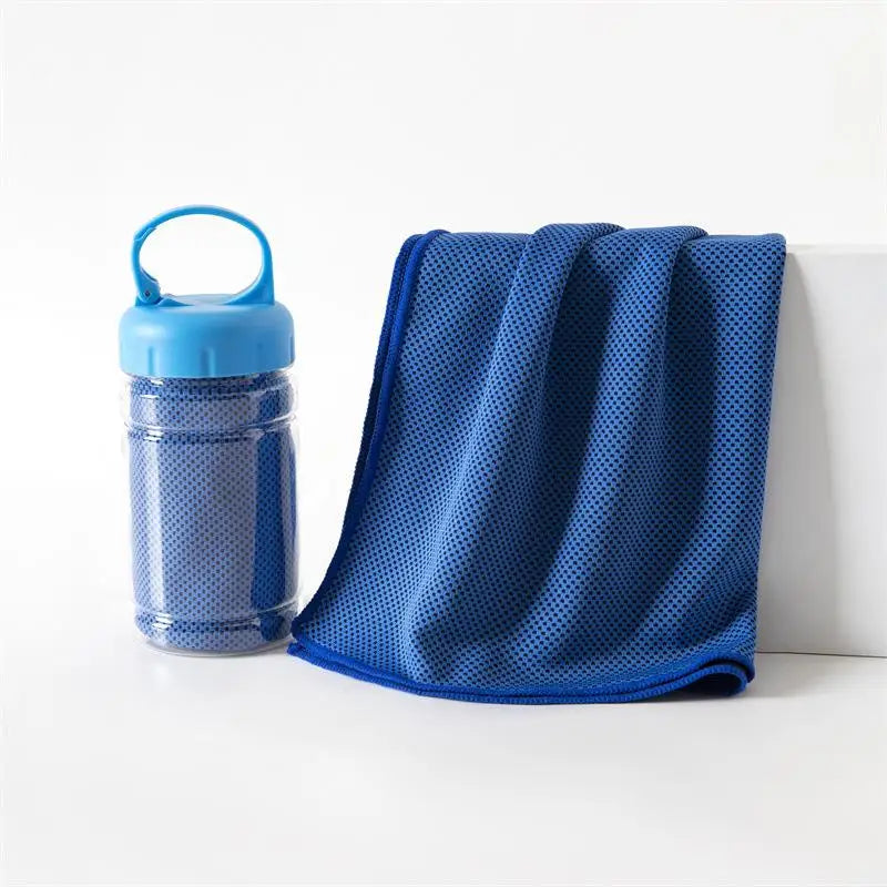 1Pcs Breathable Cooling Towel Ultra Soft Lightweight Microfiber Towels Quick Drying Sunstroke Prevention Yoga Swimming Gym Towel Qme A1