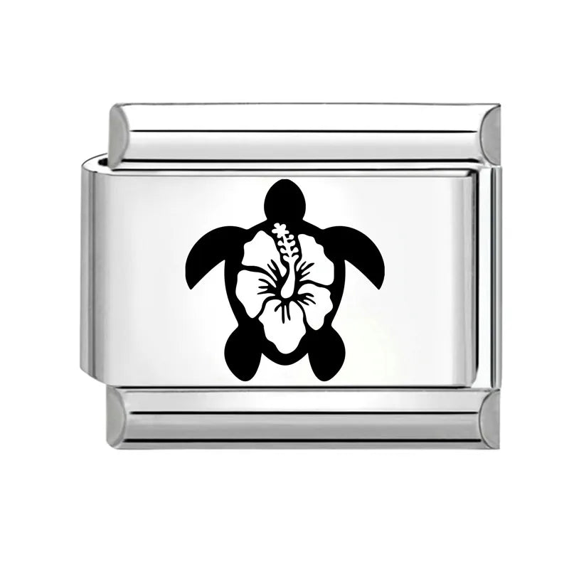 Wholesale Laser Engraving Cute Cats 666 999 Italian Charm Links Fit