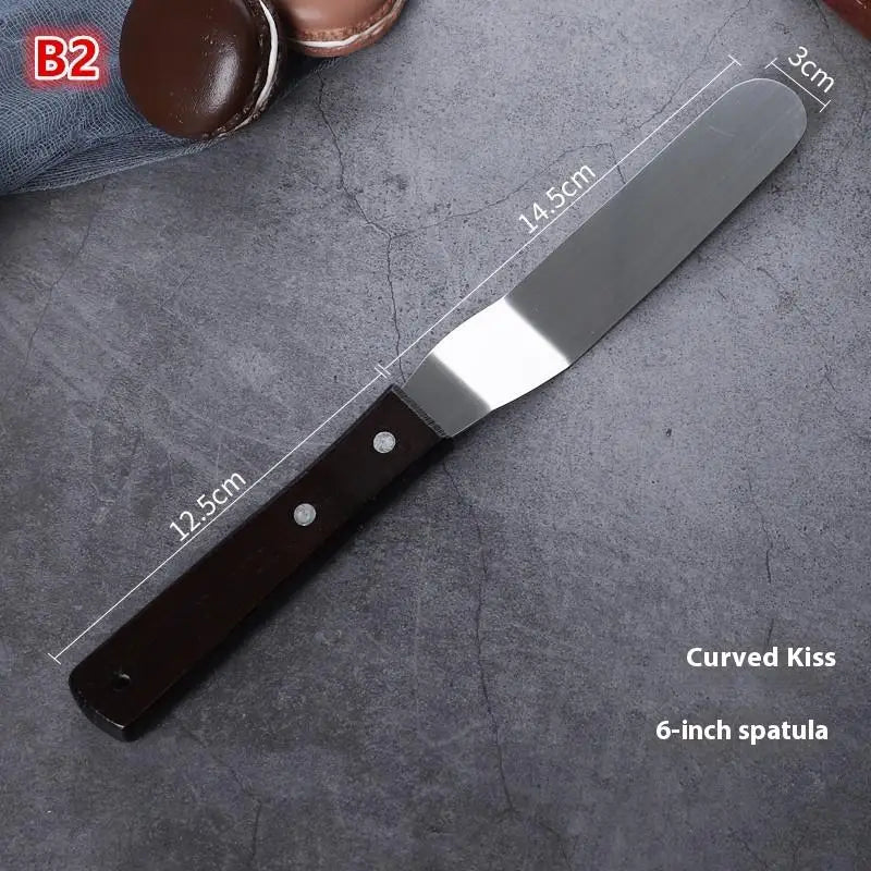 4 6 8 Stainless Steel Cake Spatula Kitchen Pastry Decoration Tools Qme B2