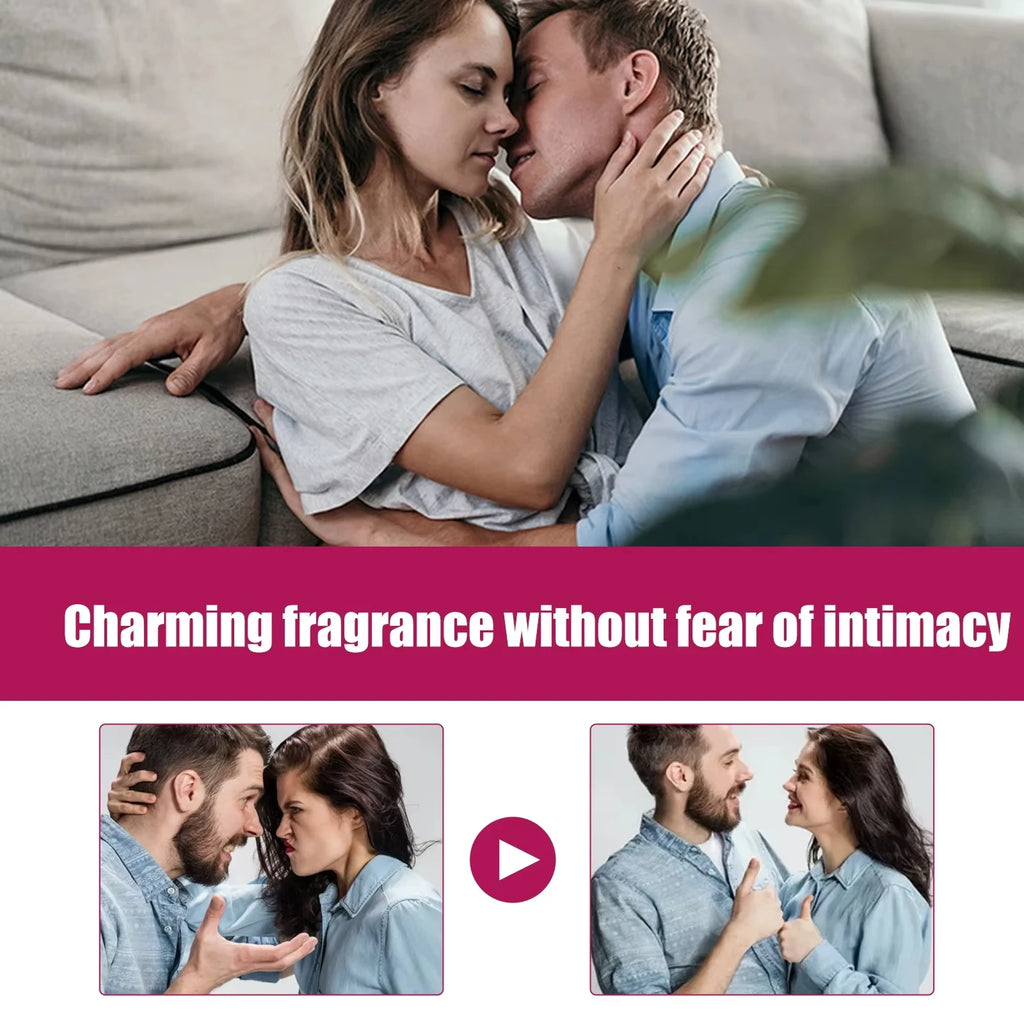 EELHOE 10ml Pink Rollerball Phero Fragrance Long Lasting Scent Portable Body Dating Essential For Man Women Lasting Relationship Qme