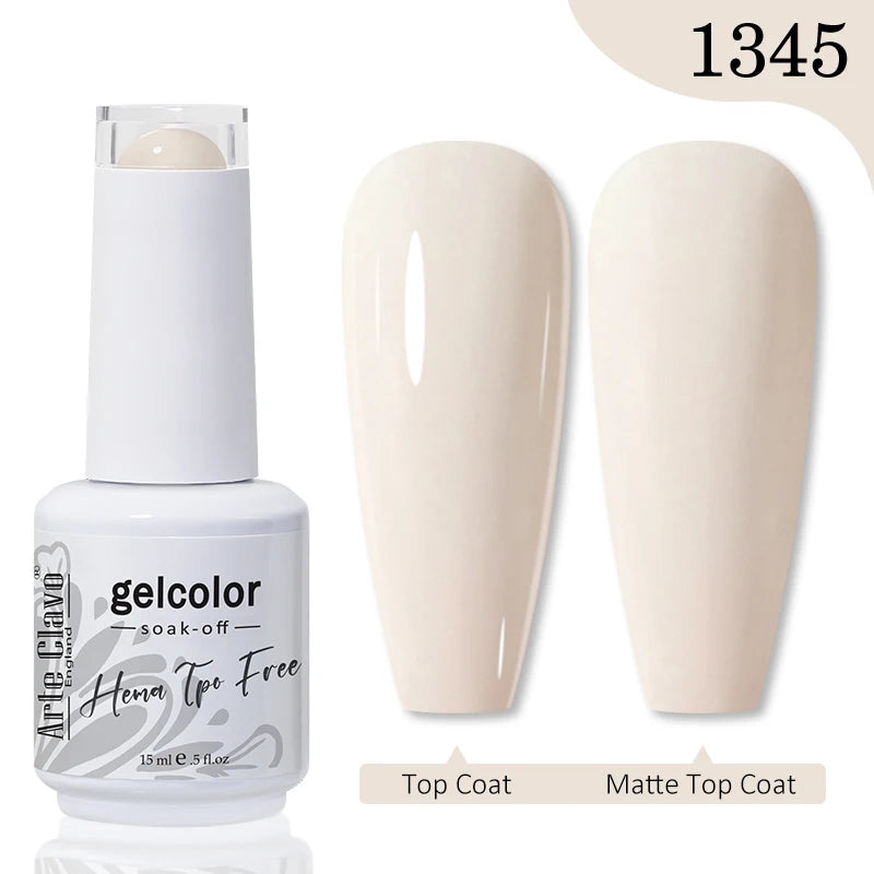 Arte Clavo Jelly Series Semi-transparent Light Pink Peach Gel Nail