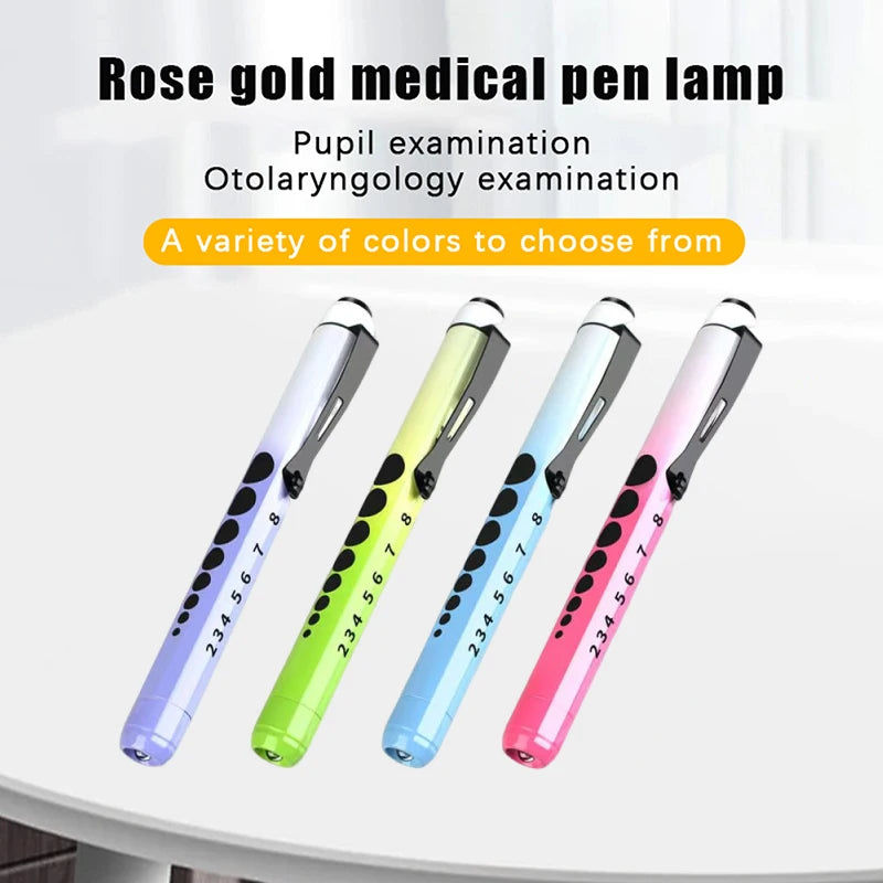 Medical Pen Light Portable Pocket LED Penlight Torch Otoscope Qme
