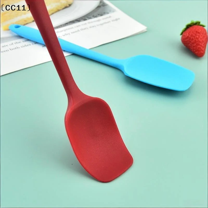 Multicolor Food Grade Non Stick Butter Cooking Silicone Spatula Qme