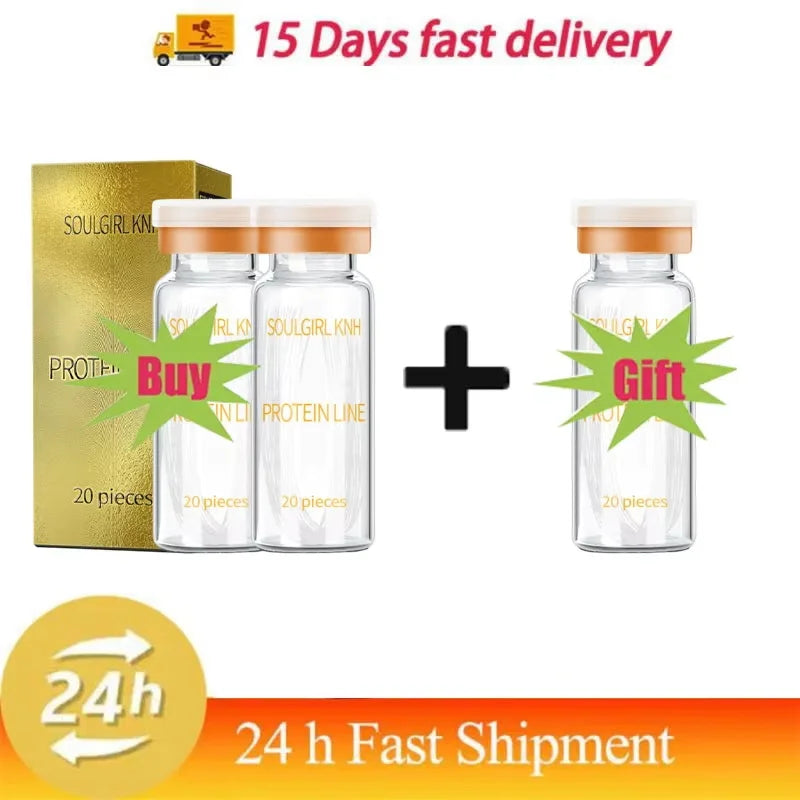 Instant Collagen Protein Threads Lifting Firming Absorbable Face Filler Anti-aging Deep Repair Fade Fine Lines Korean Skincare Qme 3pc