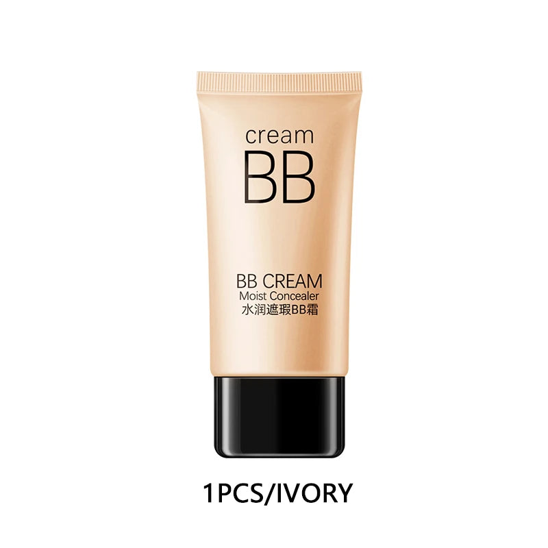 BB Cream Concealer Lasting Moisturizing Nude Makeup Liquid Foundation Qme Ivory