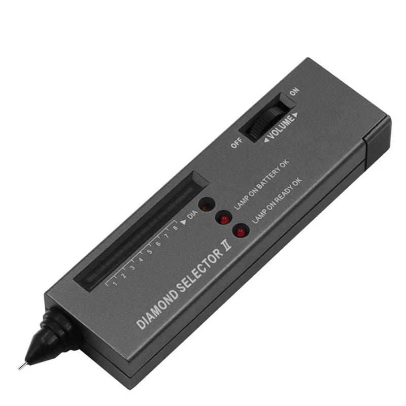 Diamond Gems Tester Pen Portable Gemstone Selector Tool LED Indicator Qme