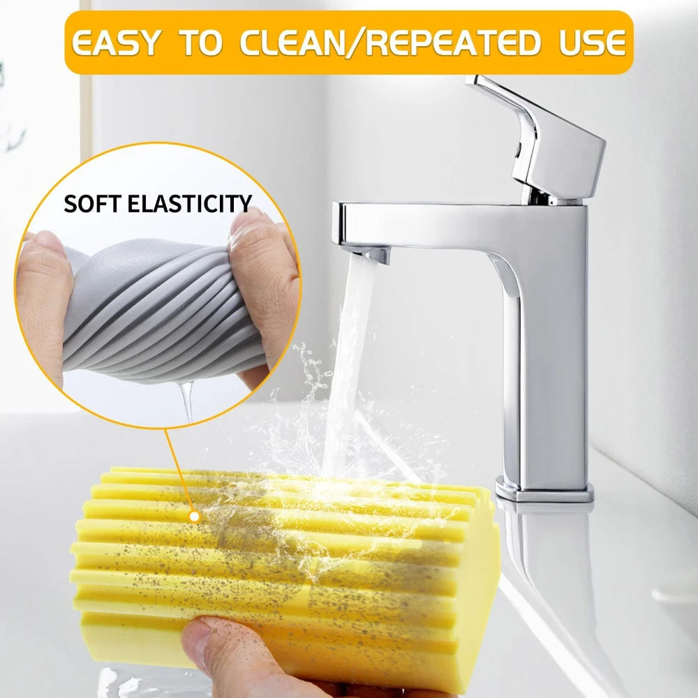 Magic Dust Eating Sponge Multi-Purpose Cleaning Sponge Brush For Window Blinds Kitchen Home Cleaning Tools Qme