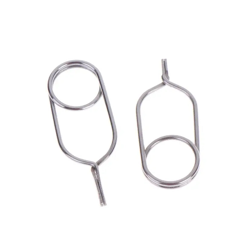Stainless Steel Hackle Pliers Fly Tying Tool Clips Feather Wrapping Qme