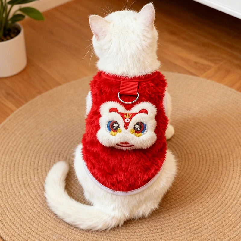 Anti-shedding Pet Sweater Coat Cats Dogs Comfortable Vests Small Qme