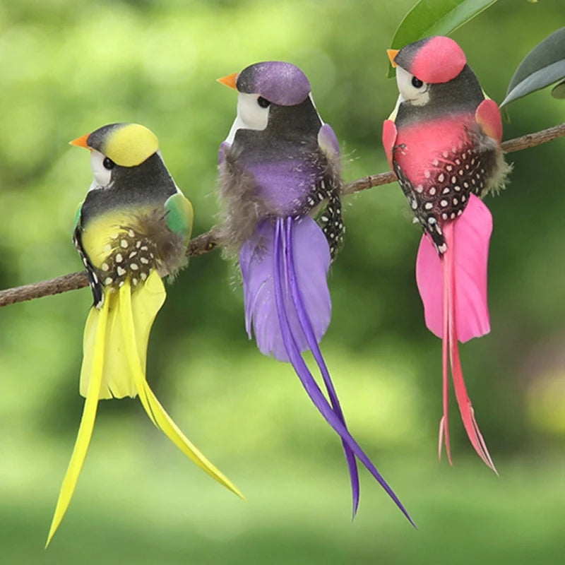 Swallow Tail Bird Clip Handmade Simulation Plant-decorated Artificial Qme
