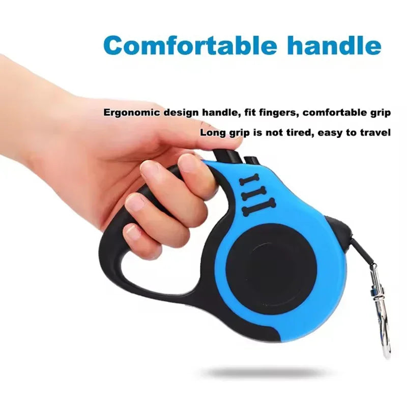 B 3m 5m Dog Leash Strong Nylon Puppy Lead For Small Medium Large Dogs Cats Automatic Retractable Durable Yorkshire Pet Supplies Qme