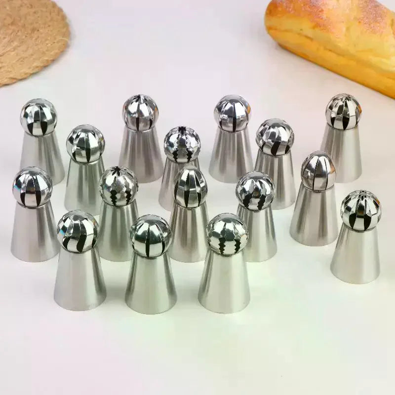 3 6 Cake Decorating Piping Tips Baking Supplies DIY Tool Beginners Qme
