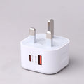USB C Charger Laptop PPS Fast Charge Dual Port Charging European Qme A3