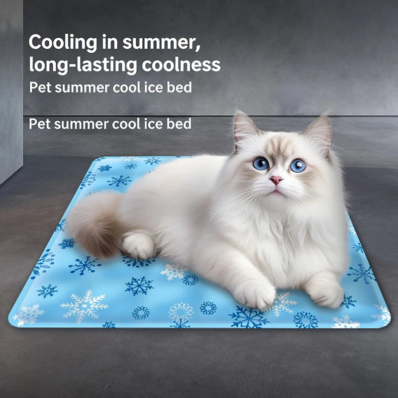 Single Use Cool Soft Ice Cushion Pet Mat Summer Cooling Pad Qme